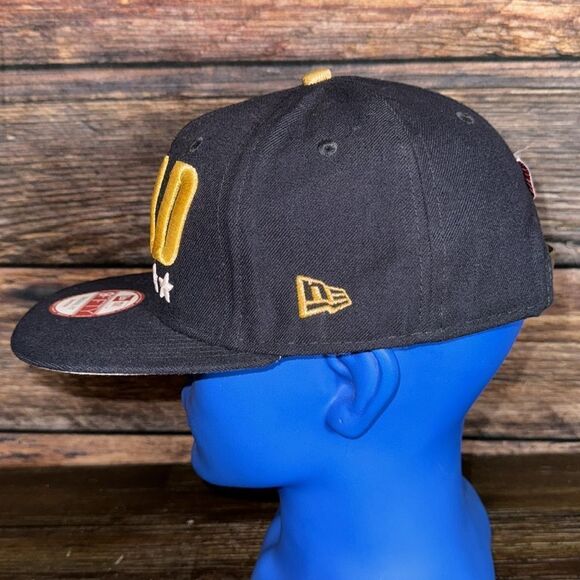 New Era 9Fifty Gold Stars Navy SnapBack Hat - Picture 5 of 8